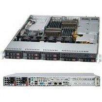 SuperMicro SYS-1027B-URF, сервер 1U, 2 x LGA1356, Intel C602, 12 x DDR3, 8 x 2.5