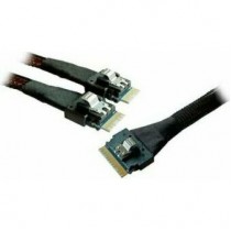Supermicro CBL-SAST-1264F-100, кабель Slimline x8 to 2x Slimline x4, 64 см