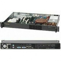 SuperMicro CSE-510-203B, корпус 1U, черный, 200 Вт