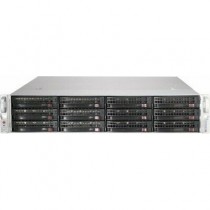 SuperMicro CSE-826BE2C-R741JBOD, серверный корпус JBOD, 12 накопителей, Dual Expander, 740 Вт